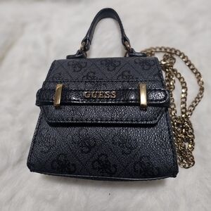 GUESS Micro Mini Top Handle Crossbody Bag